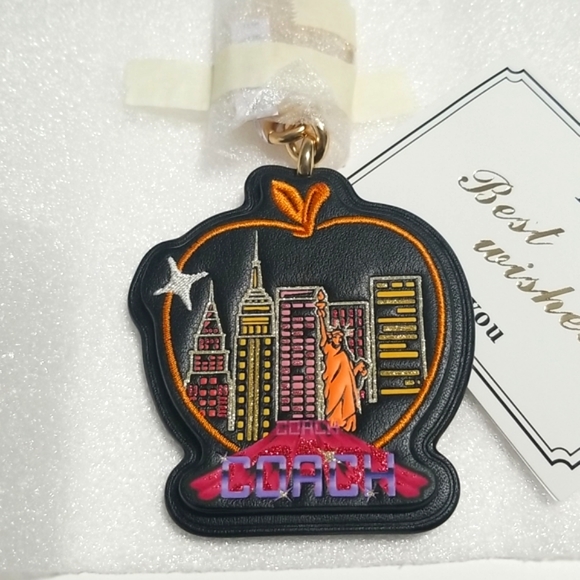 Coach Bags Super Adorable Coach Souvenir Skyline Apple Bag Charmkey Ring Poshmark